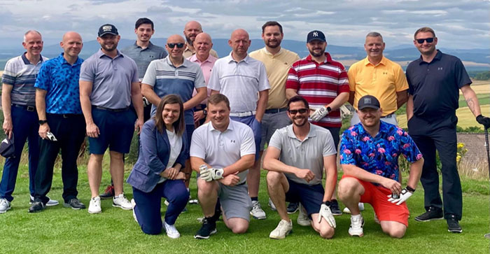 Golf outing group photo